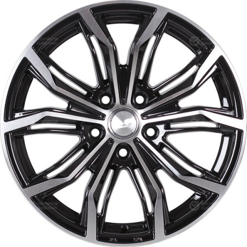 Колесный диск LS LS 750 7.5xR17 5x114.3 ET45 DIA73.1 черный полностью полированный