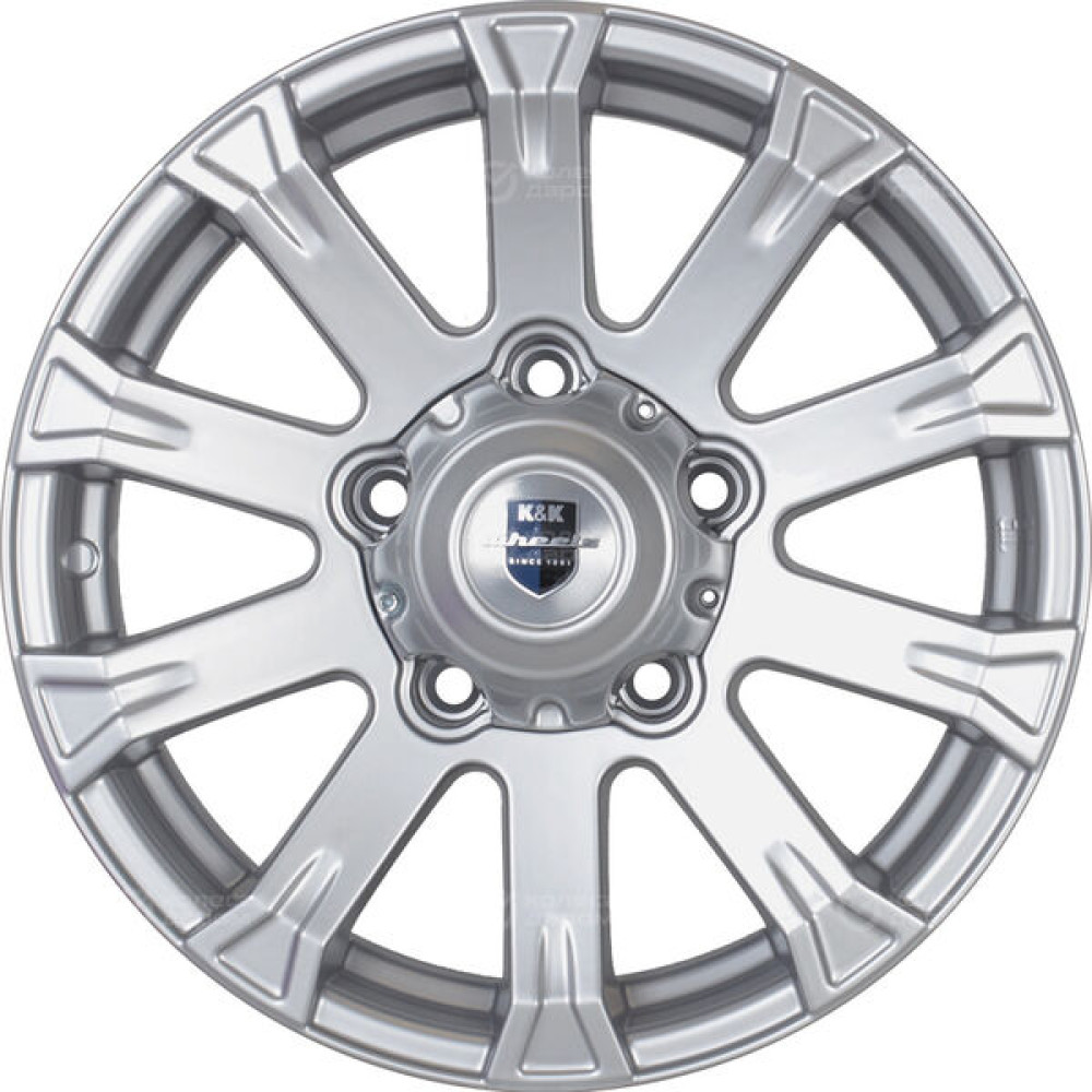 Колесный диск КиК Байкал 7xR16 5x139.7 ET35 DIA98 серебристый