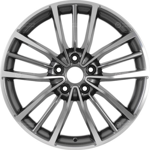 Колесный диск KHOMEN KHW1812 (Haval Dargo) 7xR18 5x114.3 ET40 DIA66.5 насыщенный темно-серый полностью полированный