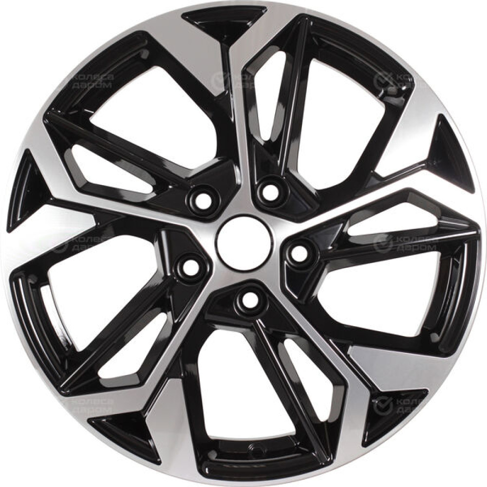 Колесный диск iFree Original КС1062 (17_Creta) 6.5xR17 5x114.3 ET45 DIA67.1 черный глянцевый с полированными элементами лицевой поверхности