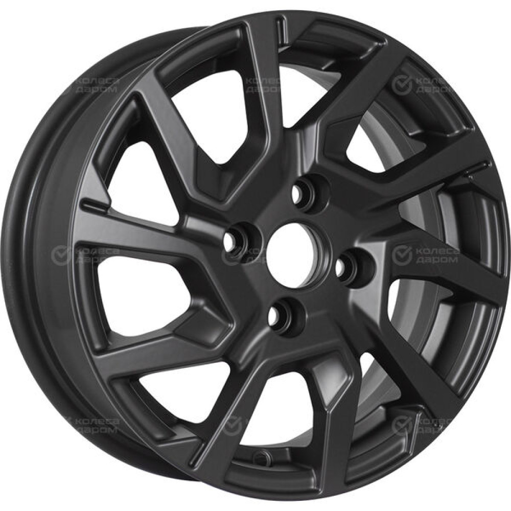Колесный диск KDW KD1420 5.5xR14 4x98 ET35 DIA58.5 черный матовый