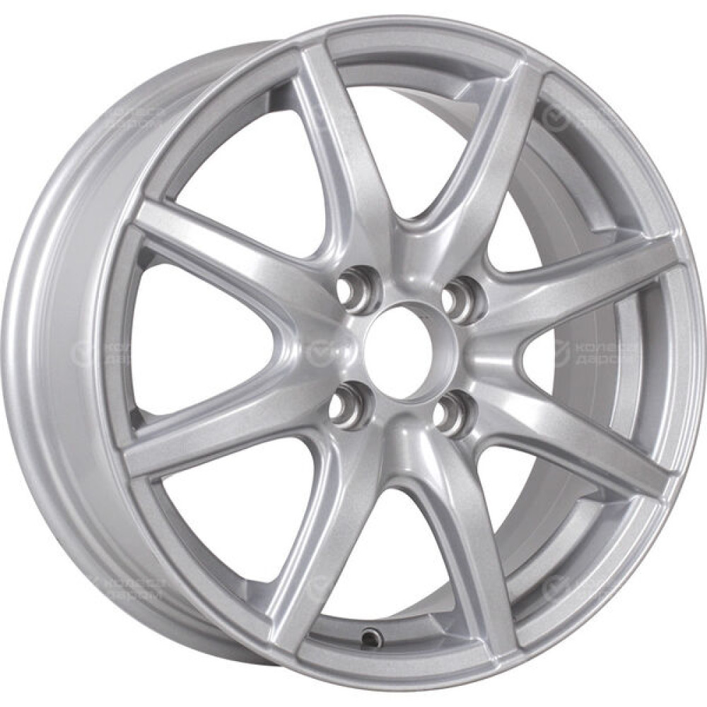 Колесный диск VENTI 1605 6xR16 4x100 ET45 DIA54.1 глянцевый серебристый