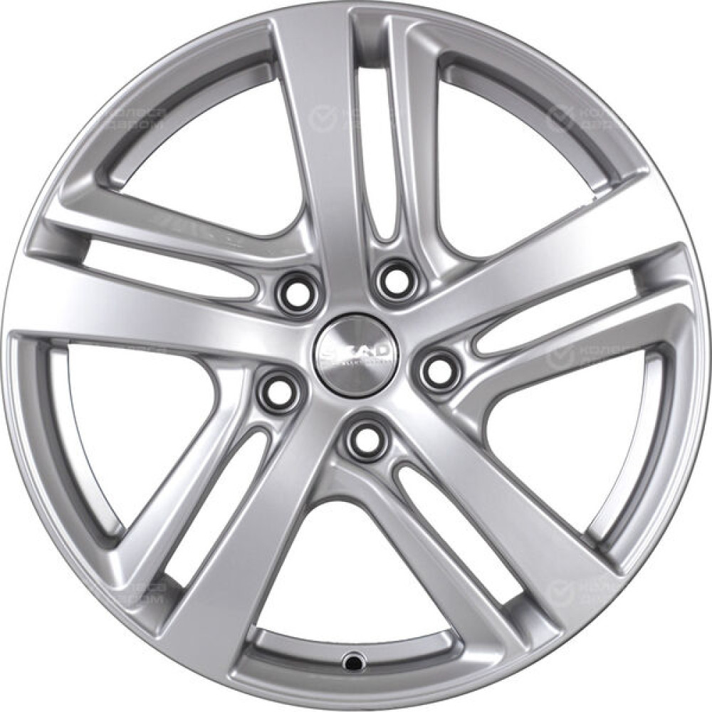Колесный диск СКАД Сеул 6.5xR17 5x114.3 ET46 DIA67.1 серебристый