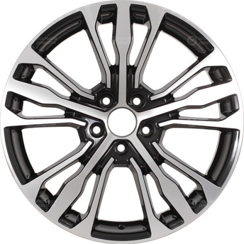 Колесный диск RST R188 7xR18 5x108 ET36 DIA65.1 глянцевый черный с полированной лицевой частью