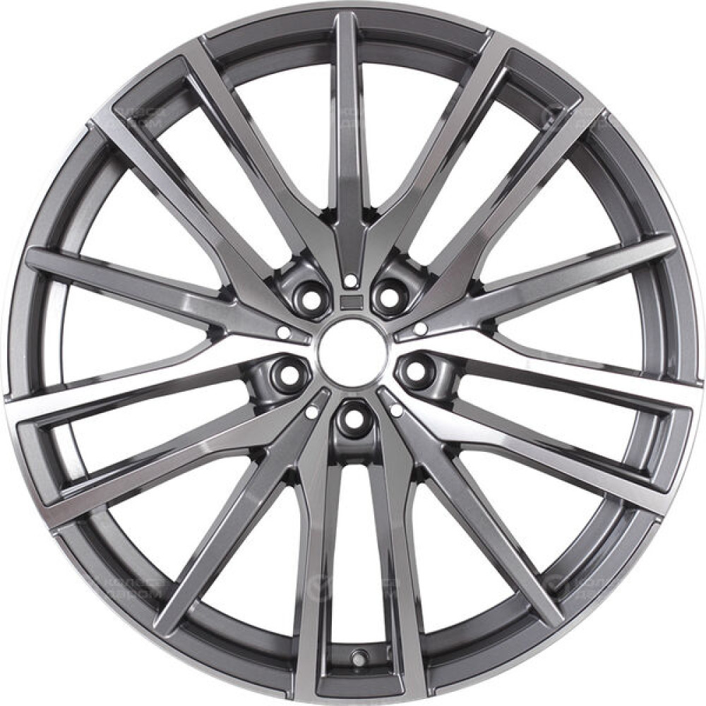 Колесный диск Replay B253 10.5xR22 5x112 ET43 DIA66.6 насыщенный темно-серый полностью полированный