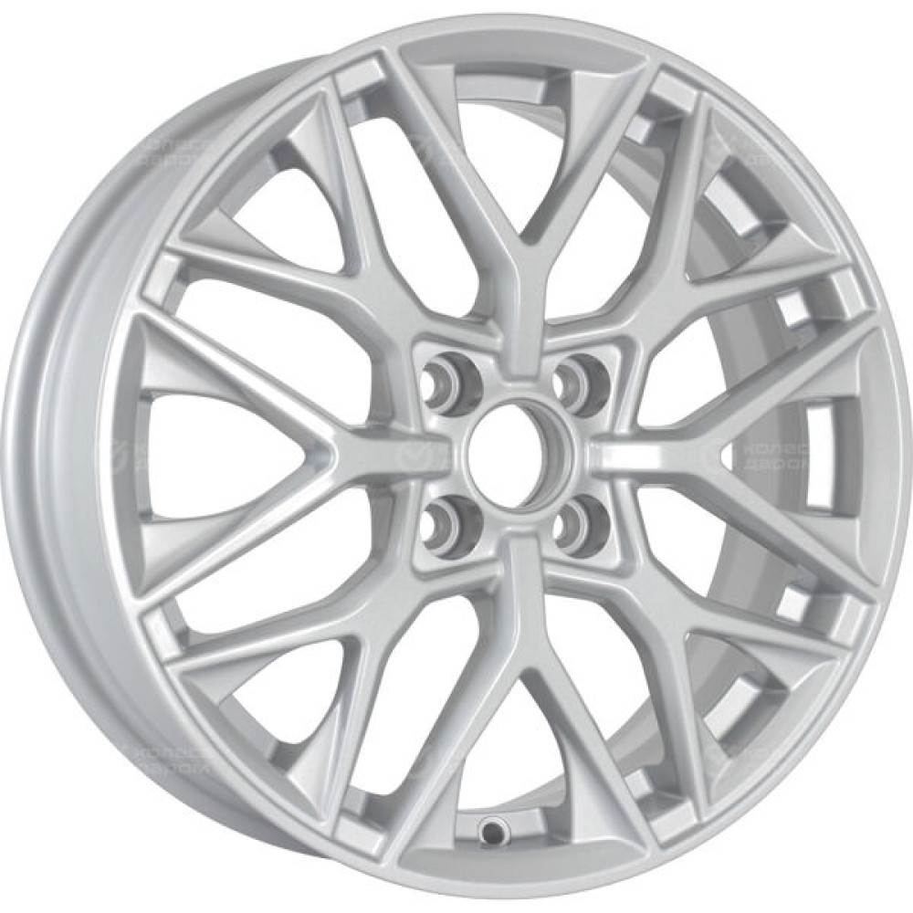 Колесный диск WUP Up101 6xR16 4x100 ET45 DIA60.1 глянцевый серебристый