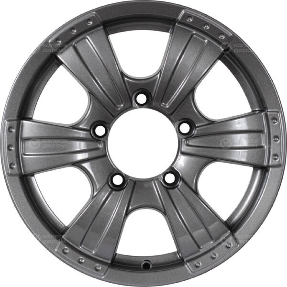 Колесный диск СКАД Рейнджер 7xR16 5x139.7 ET35 DIA109.7 темно-серый цвет с перламутровыми оттенками