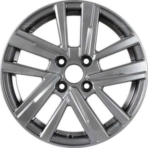 Колесный диск КиК Хант 6xR15 4x100 ET37 DIA60.1 темно-серебристый