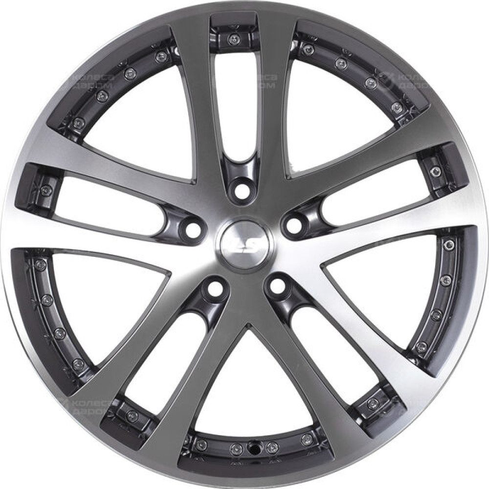Колесный диск LS LS 919 8xR18 5x112 ET35 DIA73.1 насыщенный темно-серый полностью полированный