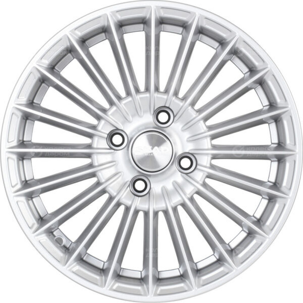 Колесный диск СКАД Веритас 6xR15 4x98 ET38 DIA58.6 серебристый