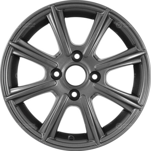 Колесный диск СКАД Монако 5.5xR14 4x100 ET43 DIA67.1 темно-серый цвет с перламутровыми оттенками