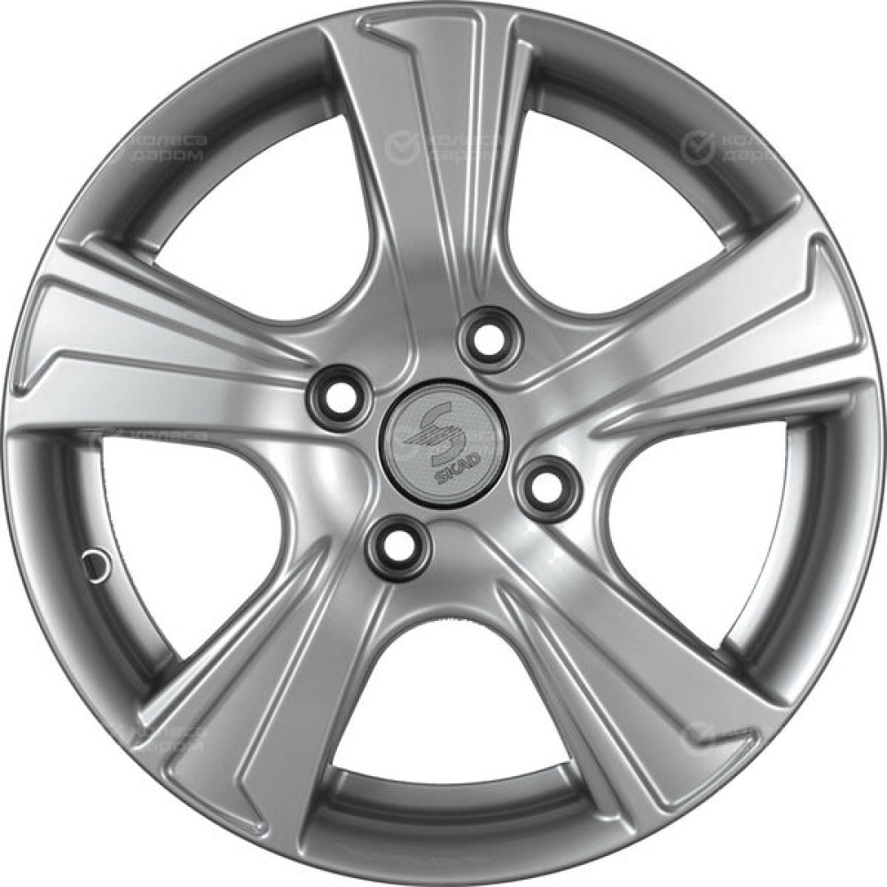 Колесный диск СКАД Крит 5.5xR14 4x100 ET39 DIA56.6 серебристый