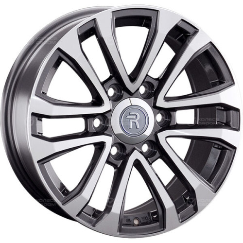Колесный диск Replay TY309 7.5xR17 6x139.7 ET30 DIA106.1 насыщенный темно-серый полностью полированный