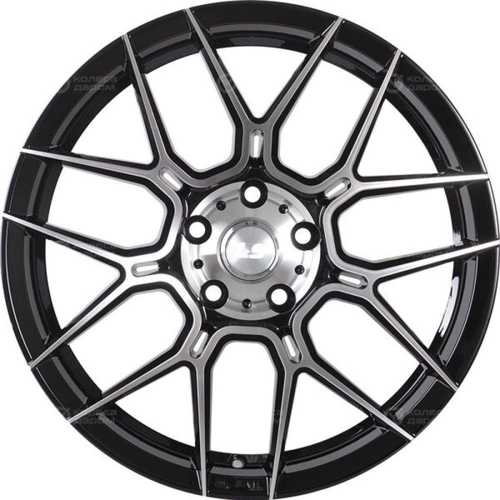 Колесный диск LS LS 1265 8xR18 5x114.3 ET45 DIA67.1 черный полностью полированный
