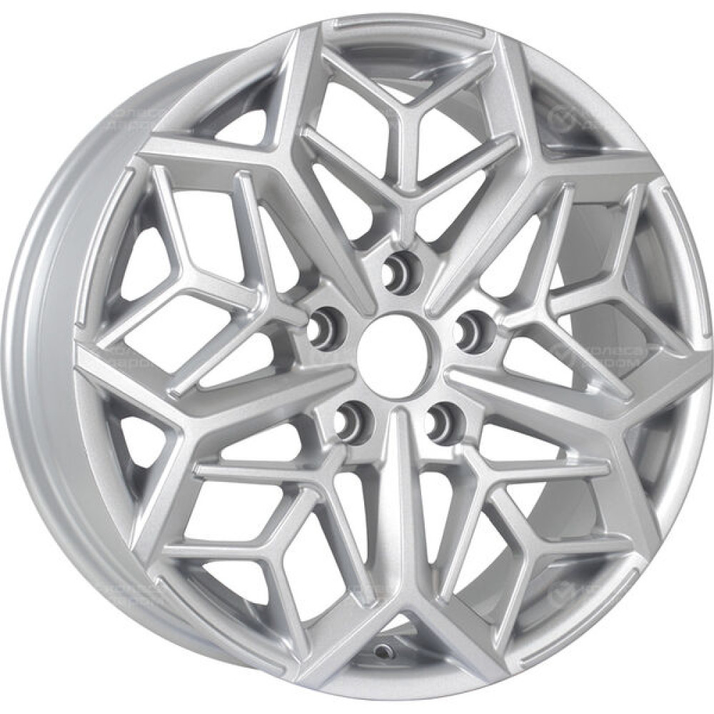Колесный диск KDW KD1710 7xR17 5x108 ET50 DIA63.4 серебристый