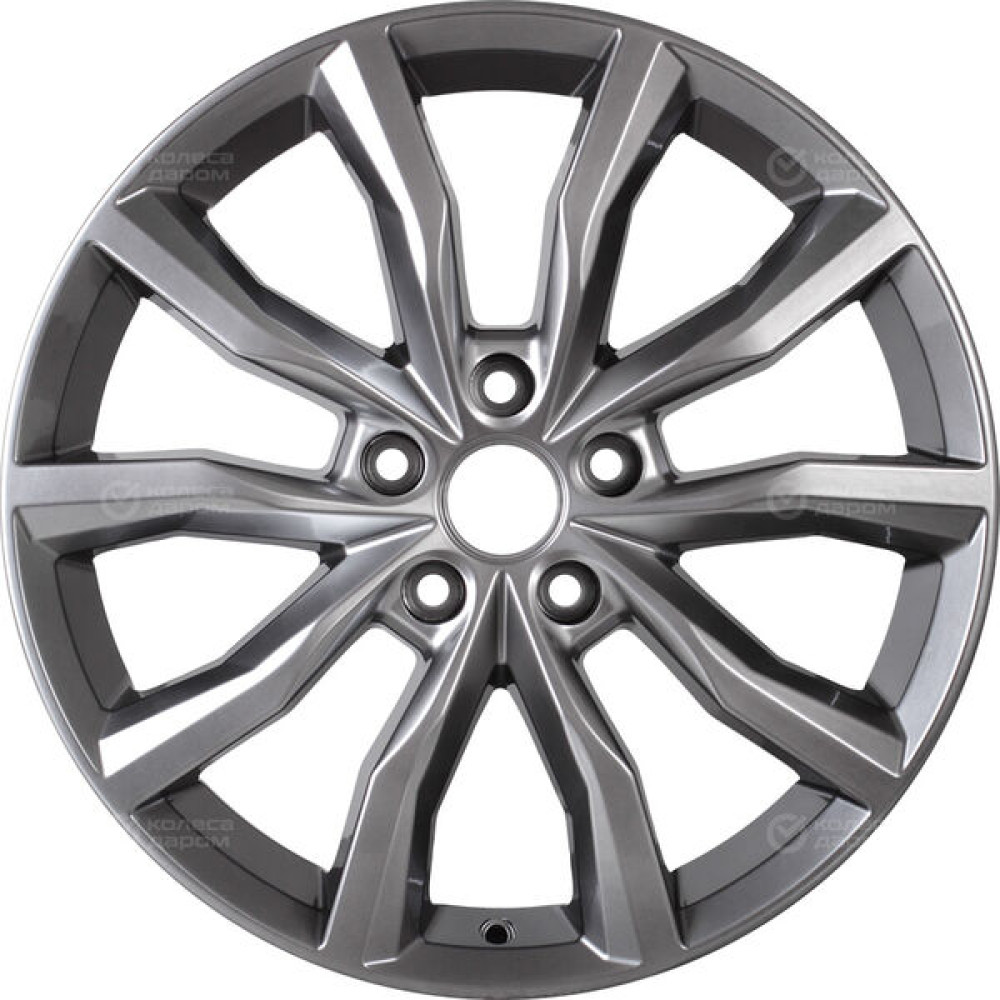 Колесный диск КиК Портер 7.5xR18 5x108 ET33 DIA67.1 темно-серебристый
