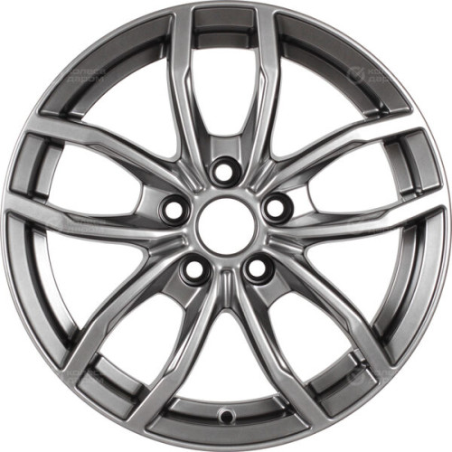 Колесный диск КиК Фрост 6.5xR15 5x100 ET45 DIA67.1 темно-серебристый