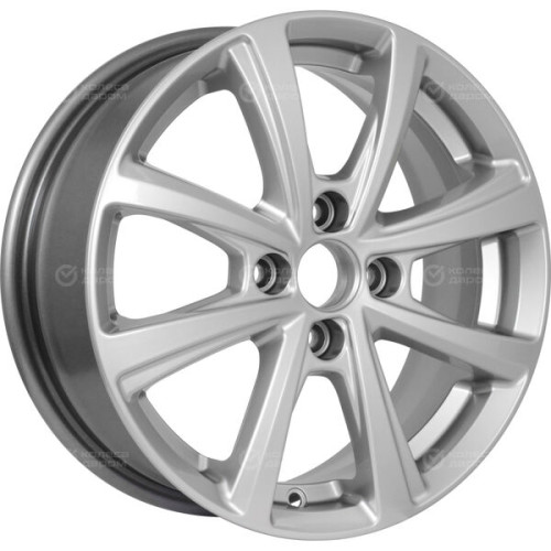 Колесный диск Carwel Акуш 6xR15 4x100 ET37 DIA60.1 серебристый