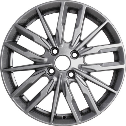 Колесный диск iFree Миконос 6xR16 4x100 ET37 DIA60.1 насыщенный тёмно-серебристый