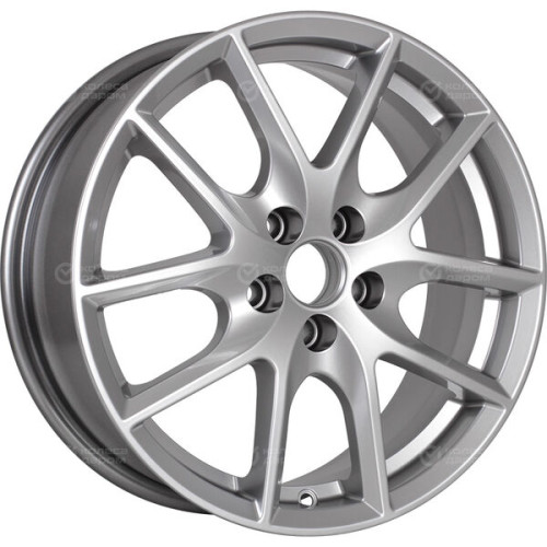 Колесный диск Alcasta M59 6.5xR16 5x105 ET38 DIA56.6 насыщенный серебристый
