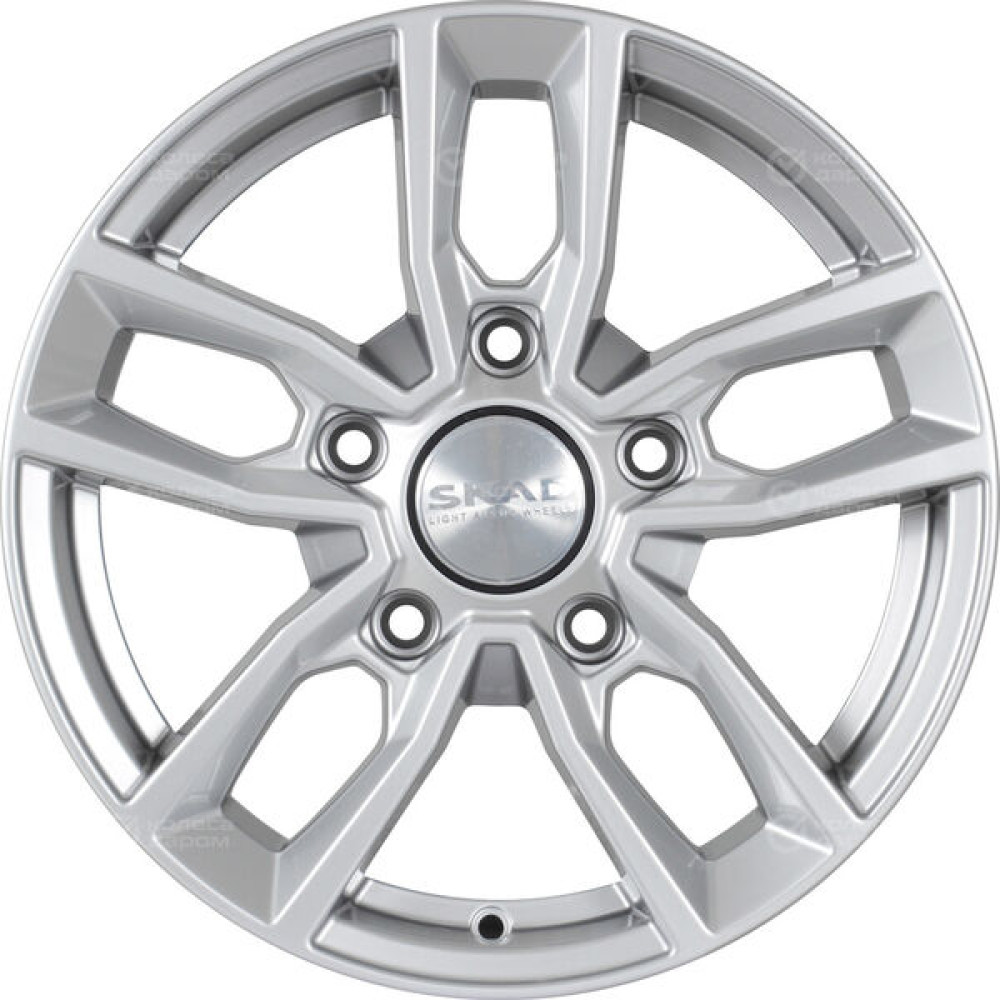 Колесный диск СКАД Вайсхорн 6.5xR16 5x139.7 ET40 DIA98 серебристый