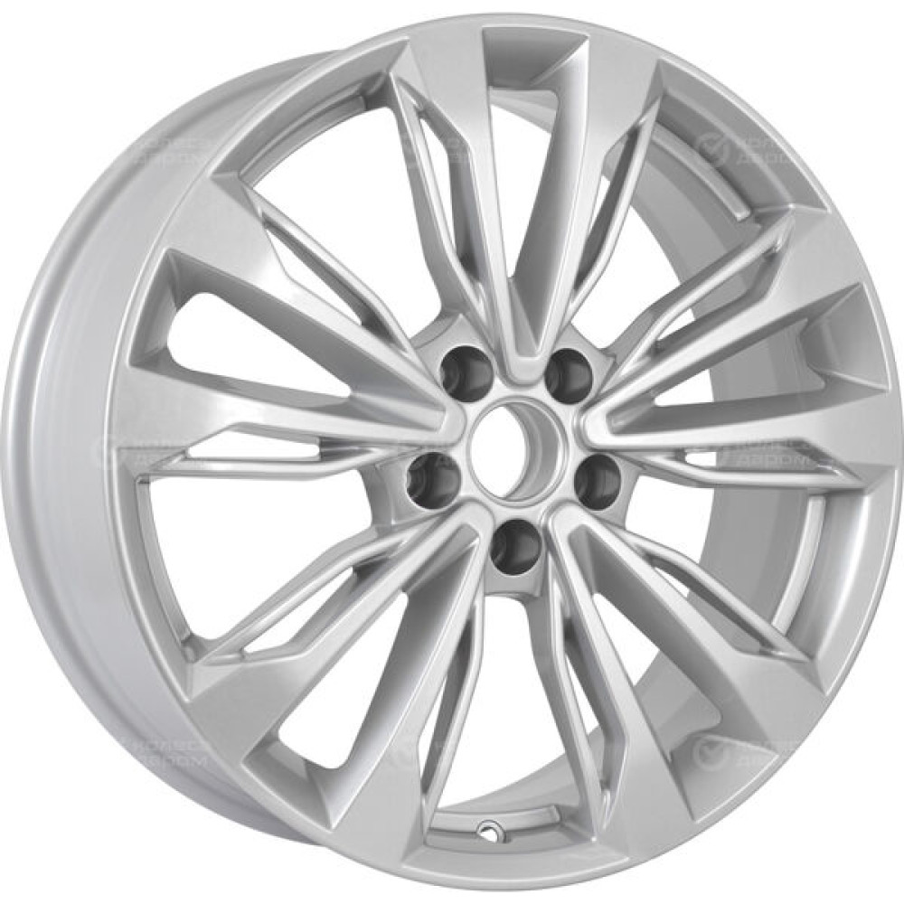 Колесный диск KDW KD1830 7xR18 5x108 ET33 DIA60.1 серебряный