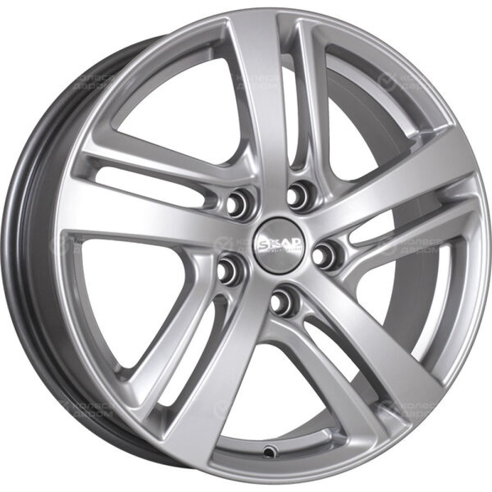 Колесный диск СКАД Сеул 6.5xR17 5x114.3 ET46 DIA67.1 серебристый