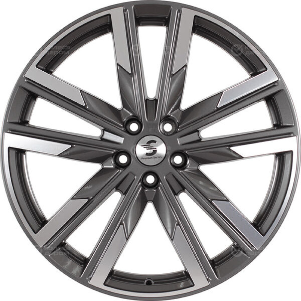 Колесный диск СКАД Premium Series КР014 (20_Jetour T2) 8xR20 5x108 ET39 DIA60.1 светло-серый зеркальный