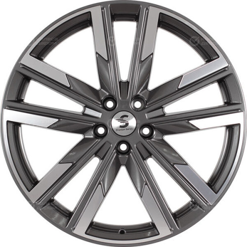 Колесный диск СКАД Premium Series КР014 (20_Jetour T2) 8xR20 5x108 ET39 DIA60.1 светло-серый зеркальный