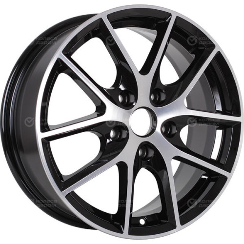 Колесный диск Alcasta M59 6.5xR16 5x114.3 ET45 DIA66.1 черный полностью полированный