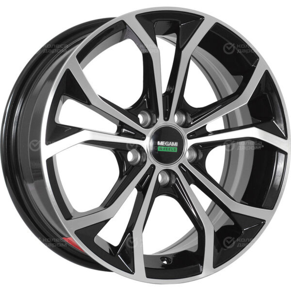 Колесный диск Megami MGM-33 6.5xR15 5x100 ET40 DIA60.1 черный полностью полированный