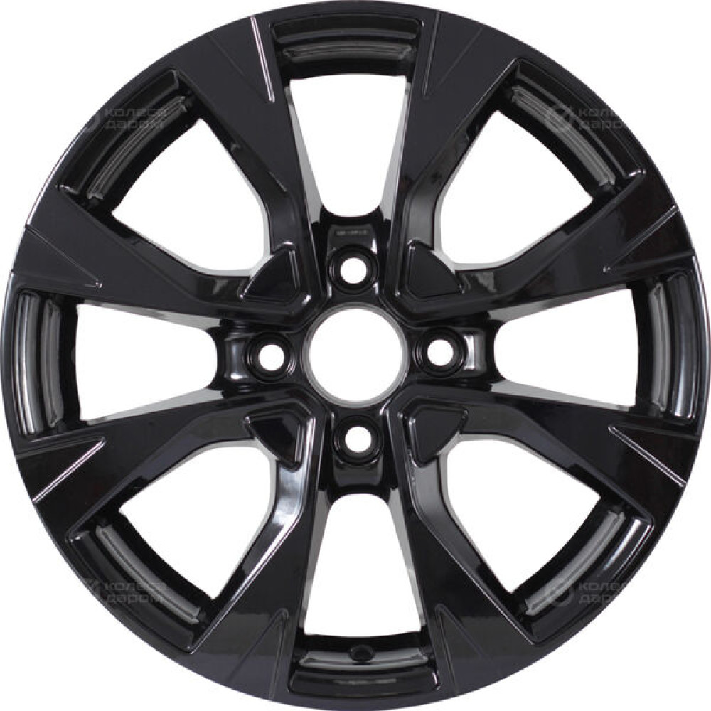 Колесный диск RST R045 6xR15 4x100 ET50 DIA60.1 черный глянцевый