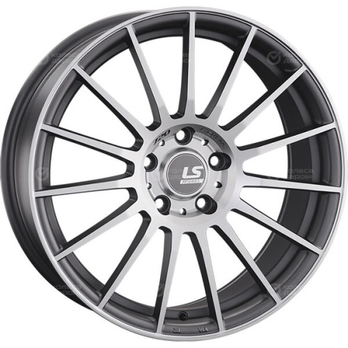 Колесный диск LS FlowForming LS RC05 8xR18 5x114.3 ET35 DIA67.1 темно-серый матовый ,частично полированный