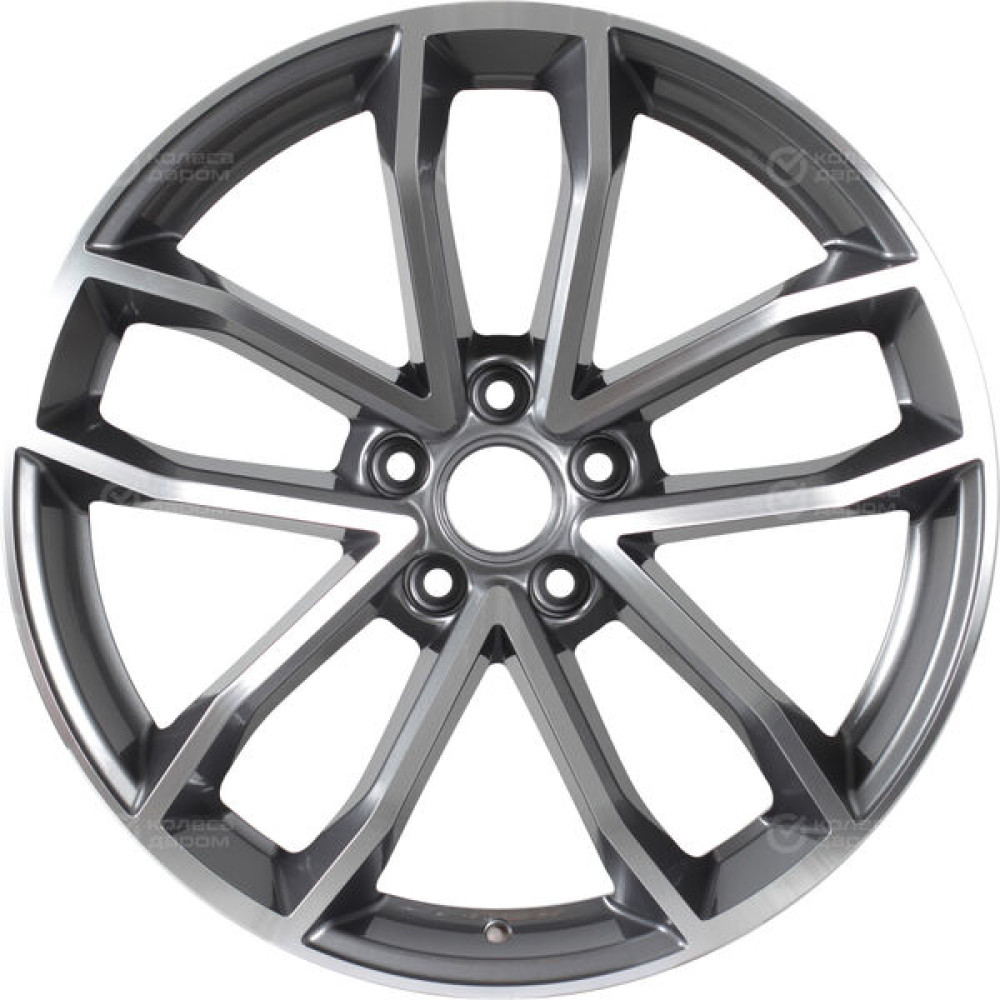Колесный диск Replay A154 8.5xR19 5x112 ET45 DIA66.6 насыщенный темно-серый полностью полированный