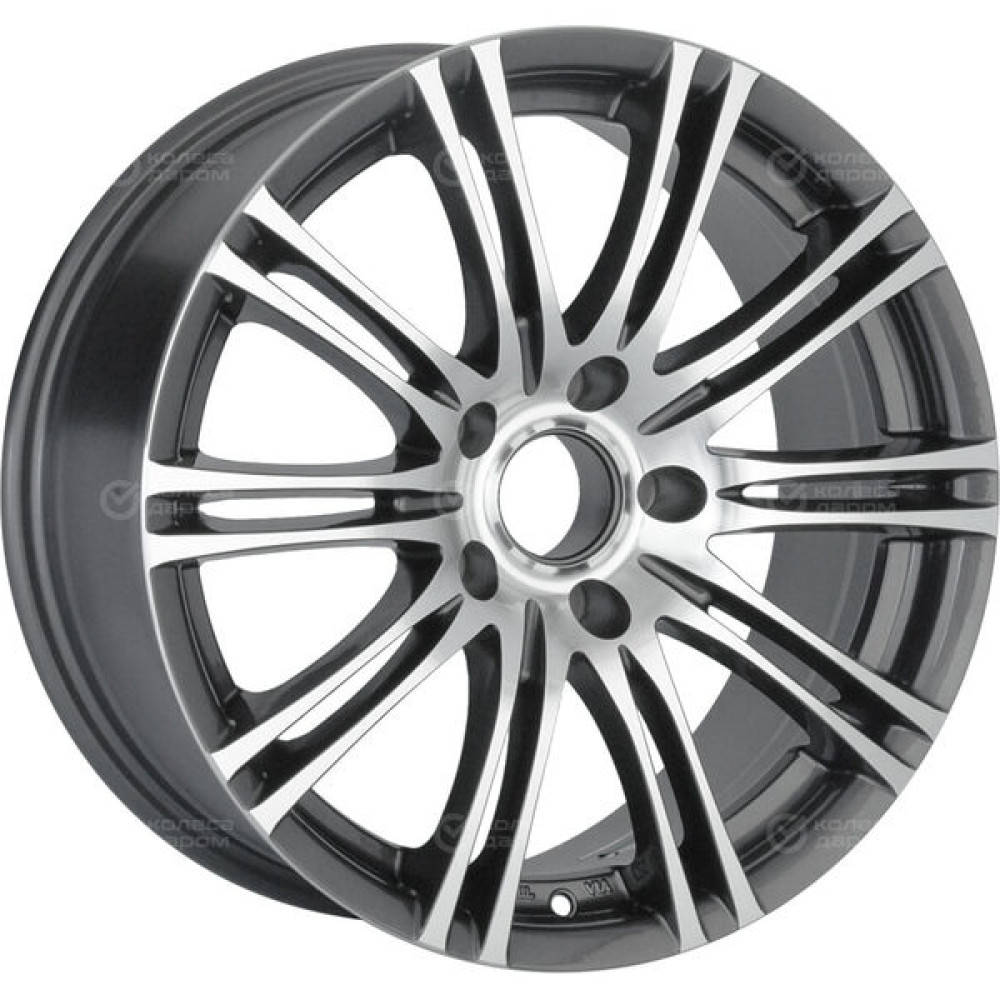 Колесный диск Replay B91 7.5xR17 5x120 ET20 DIA72.6 насыщенный темно-серый полностью полированный