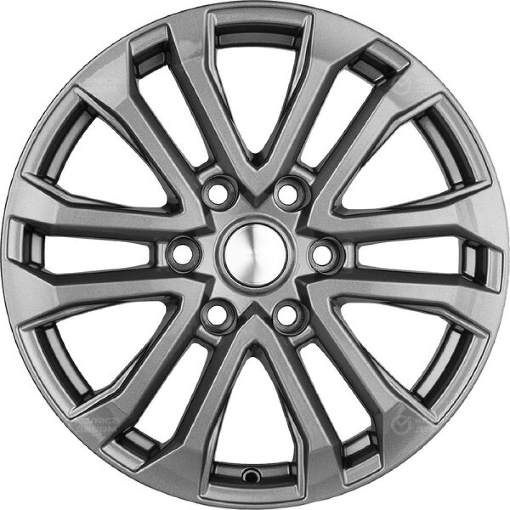 Колесный диск Carwel Пур 1805 7.5xR18 6x139.7 ET25 DIA106.1 серый