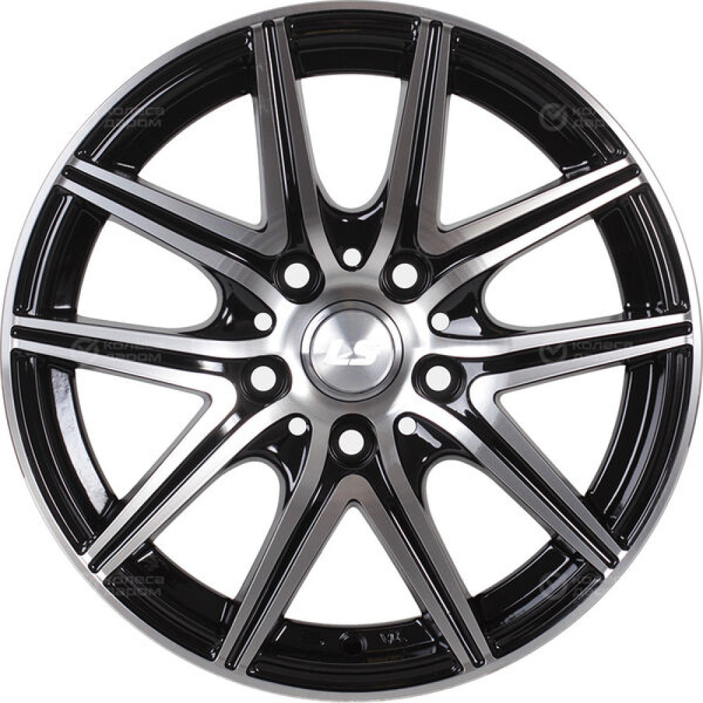 Колесный диск LS LS 188 6.5xR15 4x114.3 ET40 DIA73.1 черный полностью полированный