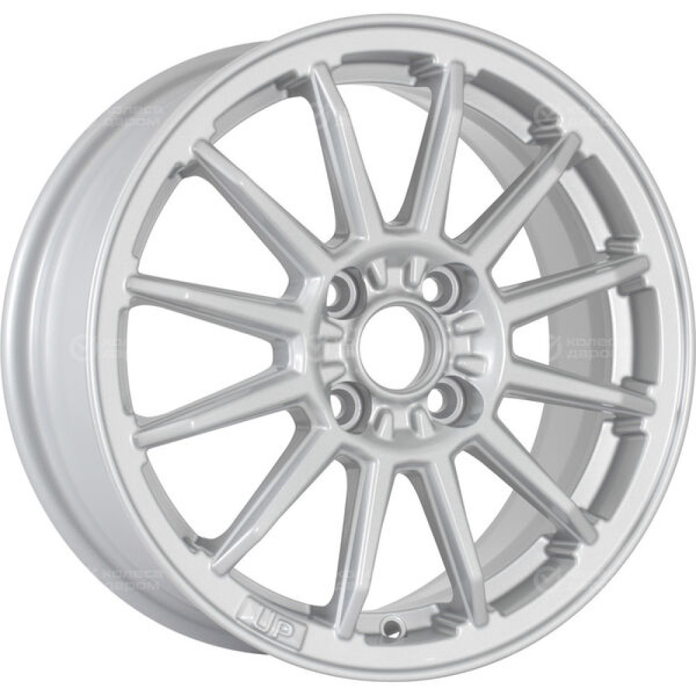 Колесный диск WUP Up102 6xR15 4x100 ET45 DIA67.1 глянцевый серебристый