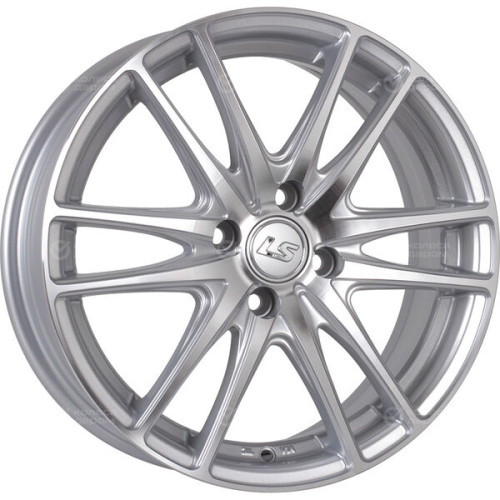 Колесный диск LS LS 362 6xR16 4x100 ET50 DIA54.1 серебристый полированный