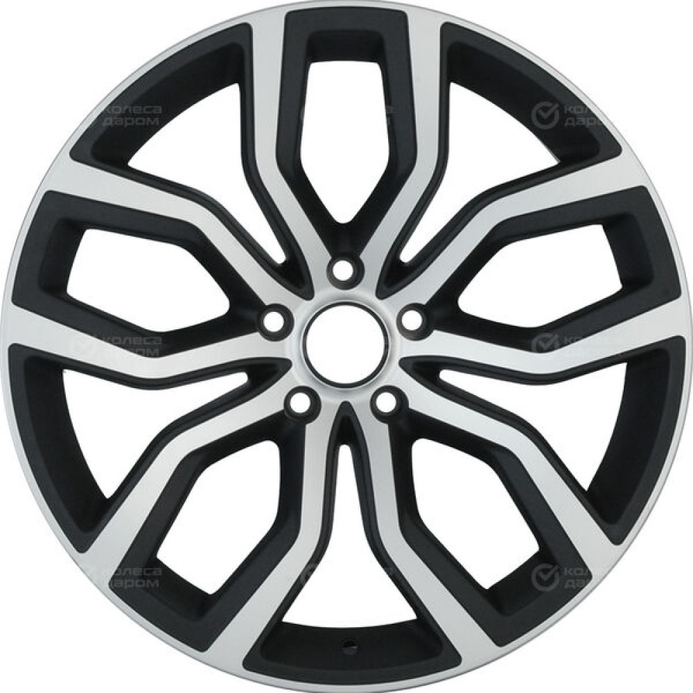 Колесный диск Replay B110 11xR20 5x120 ET37 DIA74.1 черный матовый полностью полированный