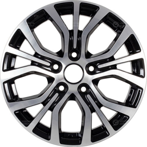 Колесный диск iFree Original КС736 (ZV 16_ ix35) 6.5xR16 5x114.3 ET45 DIA67.1 (уценка) черный глянцевый с полированными элементами лицевой поверхности