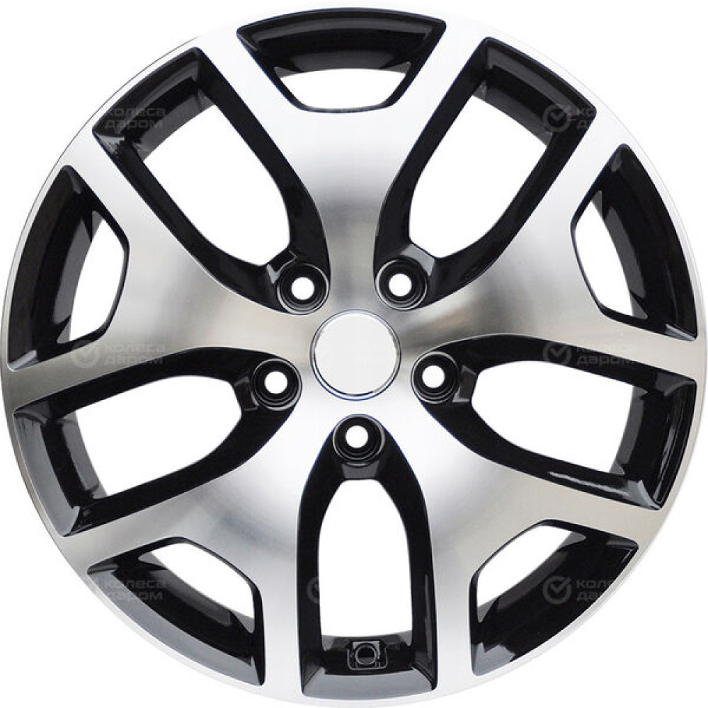 Колесный диск Replay SB43 7xR17 5x114.3 ET55 DIA56.1 черный полностью полированный