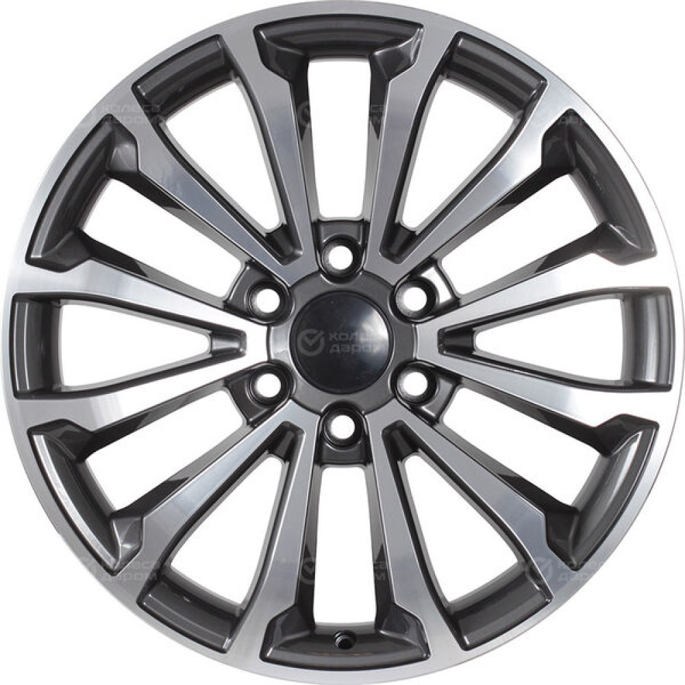 Колесный диск СКАД Premium Series КР006 (20_Land Cruiser Prado) 8.5xR20 6x139.7 ET25 DIA106.1 светло-серый зеркальный