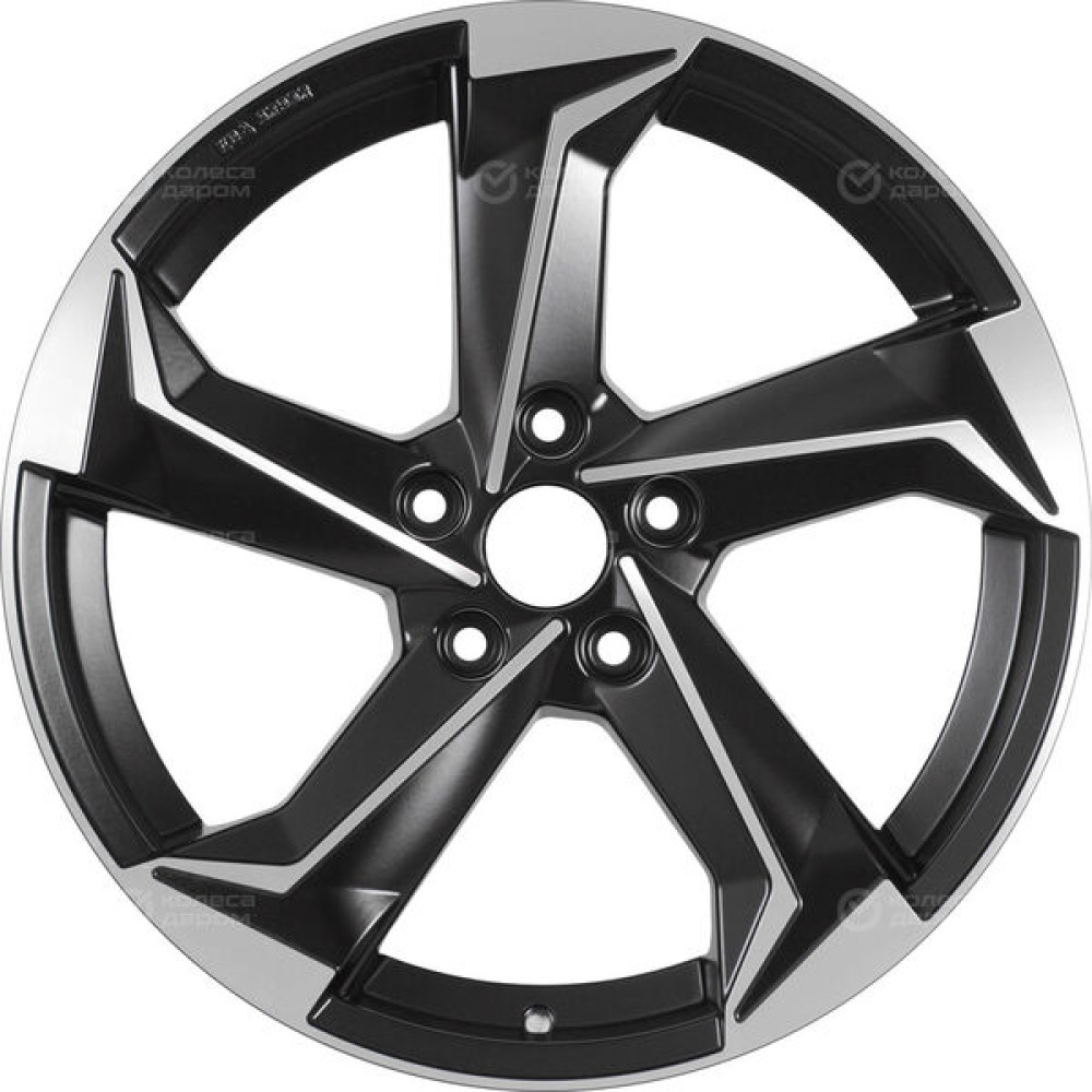 Колесный диск Replay B318 8xR19 5x112 ET27 DIA66.6 черный матовый полностью полированный