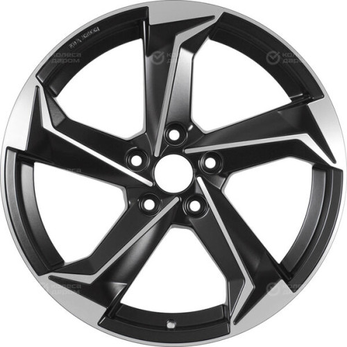 Колесный диск Replay B318 8xR19 5x112 ET27 DIA66.6 черный матовый полностью полированный