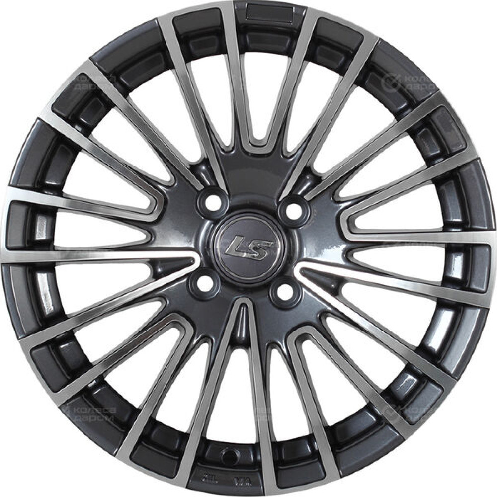 Колесный диск LS LS 479 6.5xR15 4x100 ET40 DIA73.1 насыщенный темно-серый полностью полированный