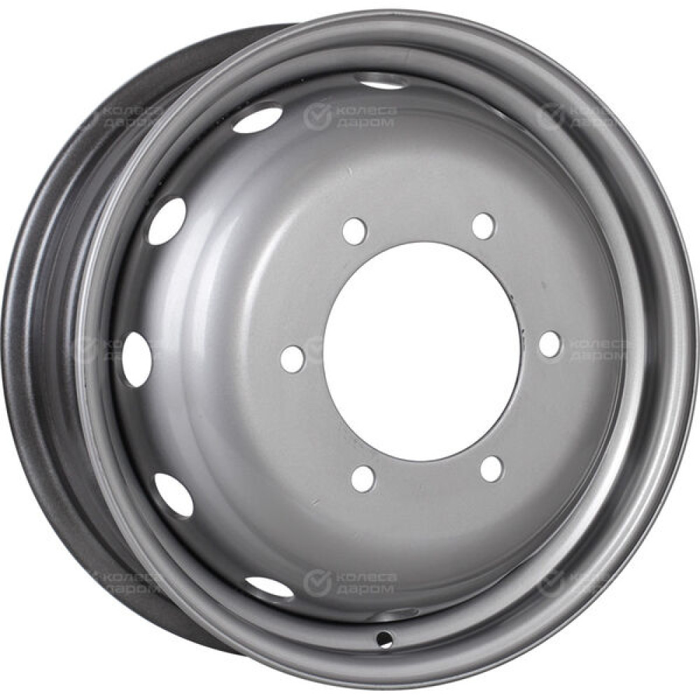 Колесный диск ТЗСК Тольятти Ford Transit 5.5xR16 6x180 ET109 DIA138.8 серебристый