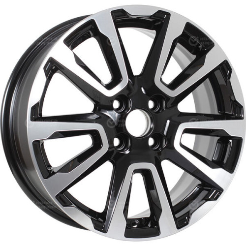 Колесный диск iFree Original КС1026 (16_Vesta Cross) 6.5xR16 4x100 ET43 DIA60.1 черный глянцевый с полированными элементами лицевой поверхности