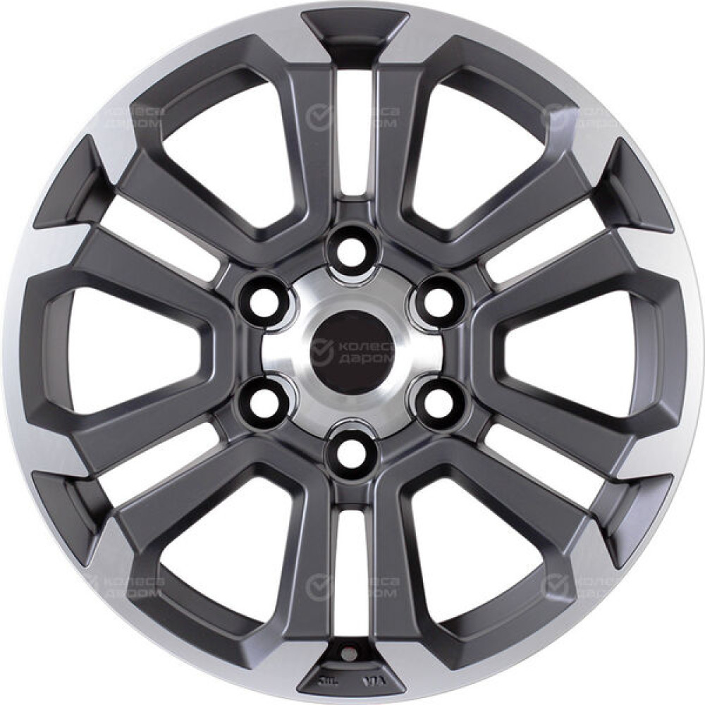 Колесный диск Replay TA3 7.5xR17 6x139.7 ET36 DIA100.1 насыщенный темно-серый полностью полированный