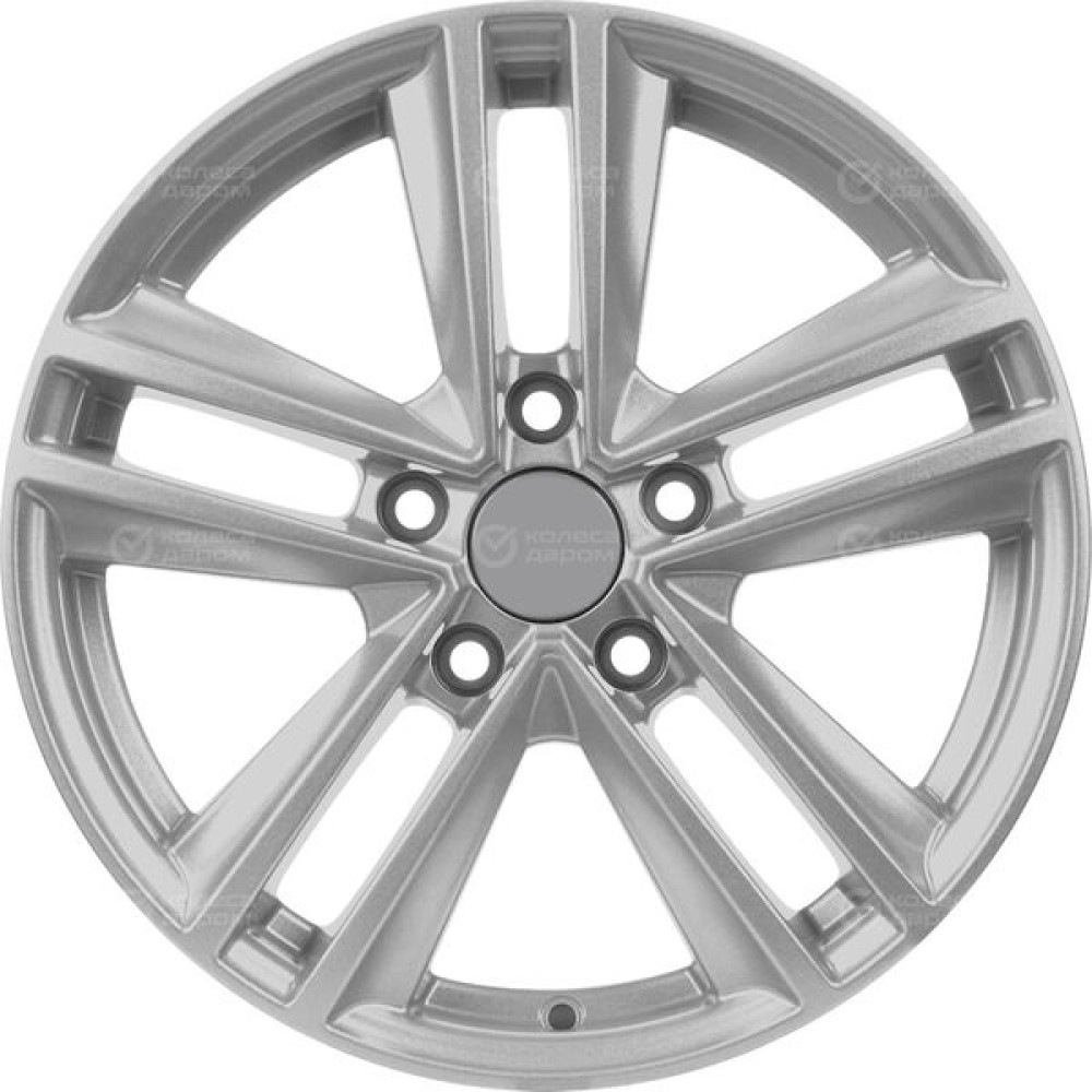 Колесный диск Carwel Неро 133 6.5xR16 5x114.3 ET43 DIA67.1 серебристый металлик
